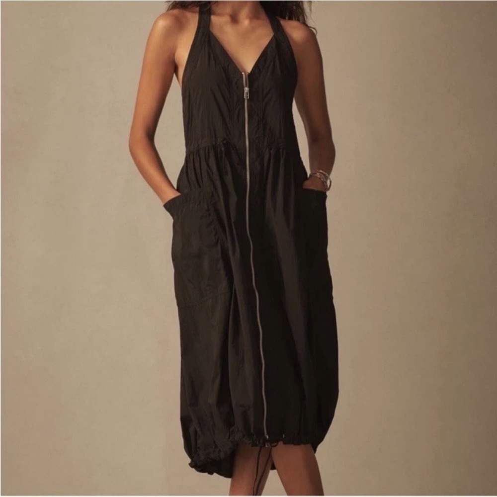 Anthropologie Daily Practice Free Fall Dress Black Small - Picture 3 of 12